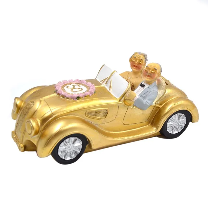 Креативные Свадебные подарки из смолы фигурки для дедушки и родителей копилка