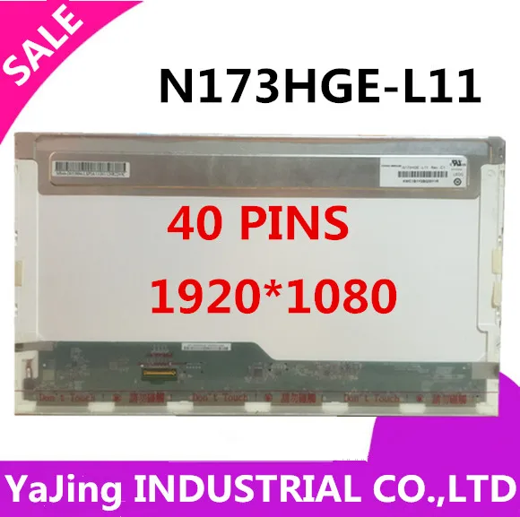 Бесплатная Доставка B173HW02 V.0 HSD173PUW1 N173HGE-L11 N173HGE-L21 B173HW01 LP173WF1 TLB2 1920X1080 40PIN ЖК-Дисплей