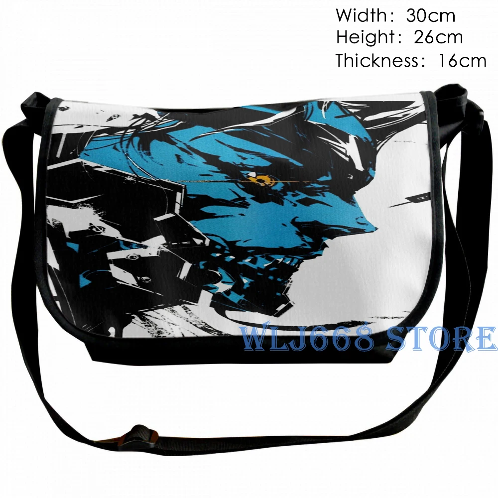 Funny graphic print shoulder Bags women Metal Gear Rising Revengeance Artbook Raiden Single backpack travel men | Багаж и сумки