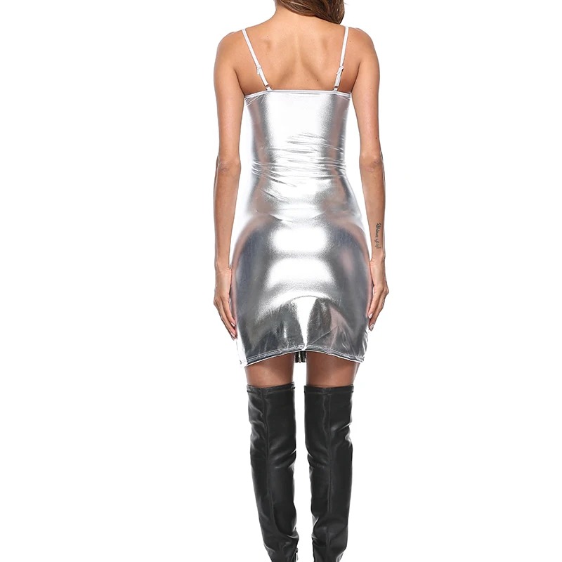 Новинка, сексуальное латексное платье, Wetlook, женское платье из искусственной кожи, латексное платье, хит, ПВХ, эротическое трико, костюмы, большой размер, сексуальная молния, ПУ, клубная одежда
