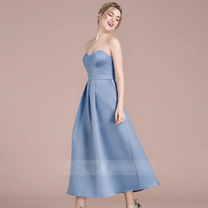 Новое красивое платье трапециевидной формы подружки невесты платья без рукавов
