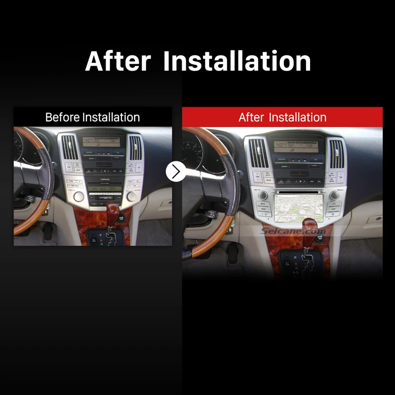 Seicane 2Din Android 8 0 HD7 &quotАвтомобильный Радио GPS мультимедийный плеер с 3G WIFI для Lexus RX 400h