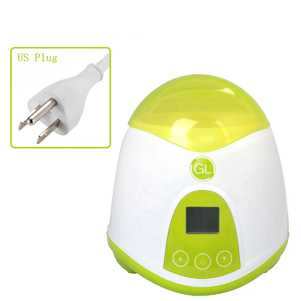 US plug GL 220-240 V Интеллектуальный Электрический нагреватель для бутылок стерилизаторы NQ-808 еда, молоко нагреватель Подогреватель нагреватели с бутылками щетки США ЕС Plug - Цвет: US plug