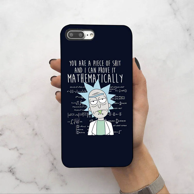 IMIDO Rick and Morty Мягкий силиконовый чехол из ТПУ для iphone X XSmax XS XR 8 8 plus для iphone 7 7 plus 6 6s 6 plus 5 5S чехлы для телефонов