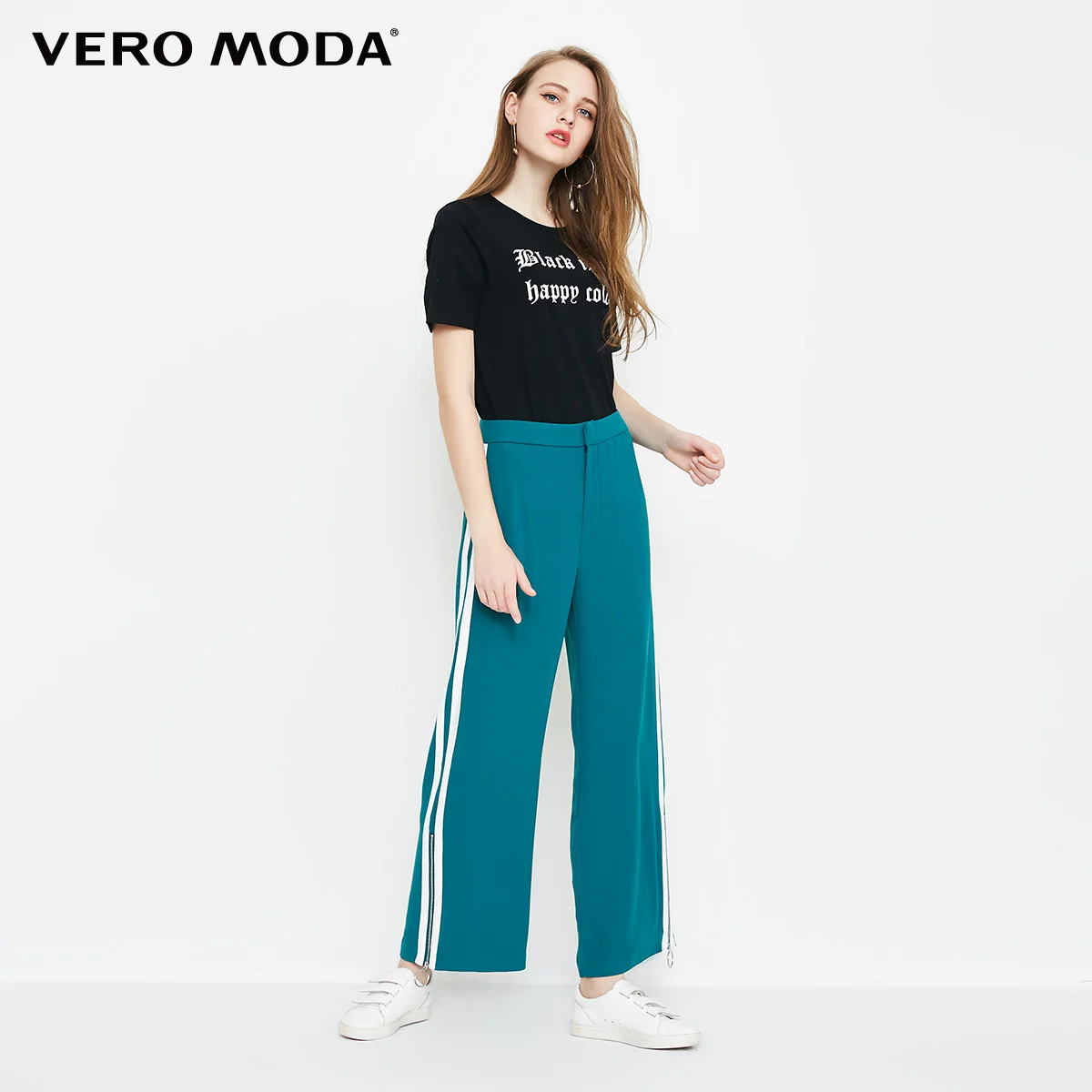 Vero Moda Фирменная Новинка летняя мода OL стиль коммутирующих боковая молния