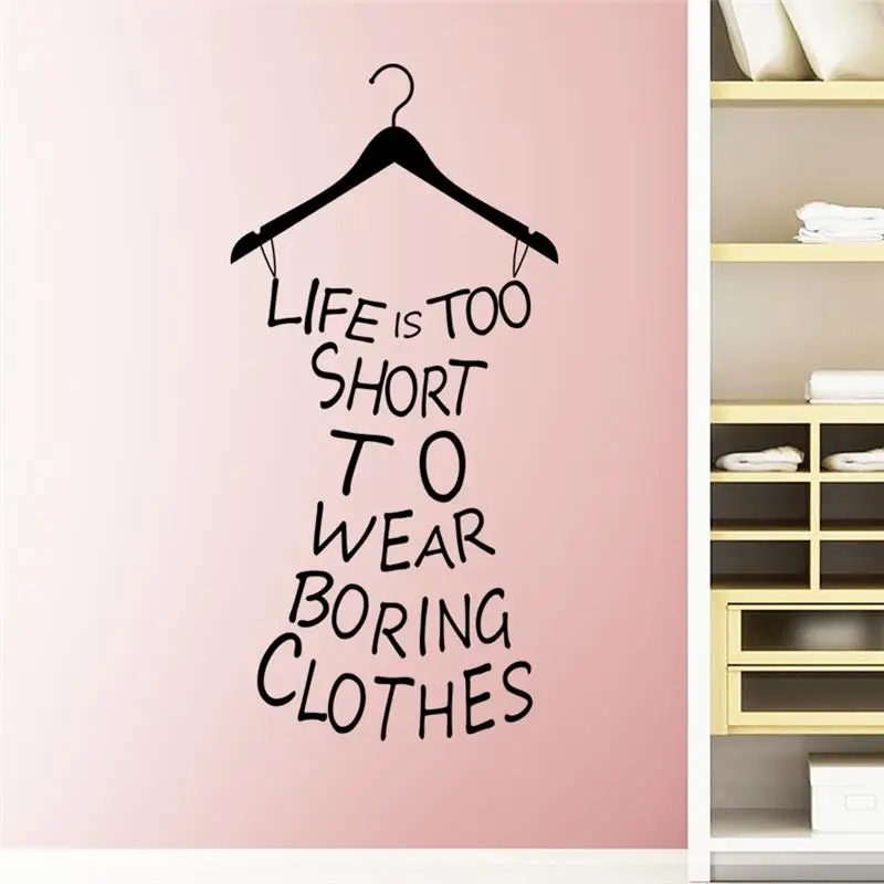 

clothes tree wall stickers wardrobe decorations 8327. diy home decals vinyl art room mural posters adesivos de paredes 4.5