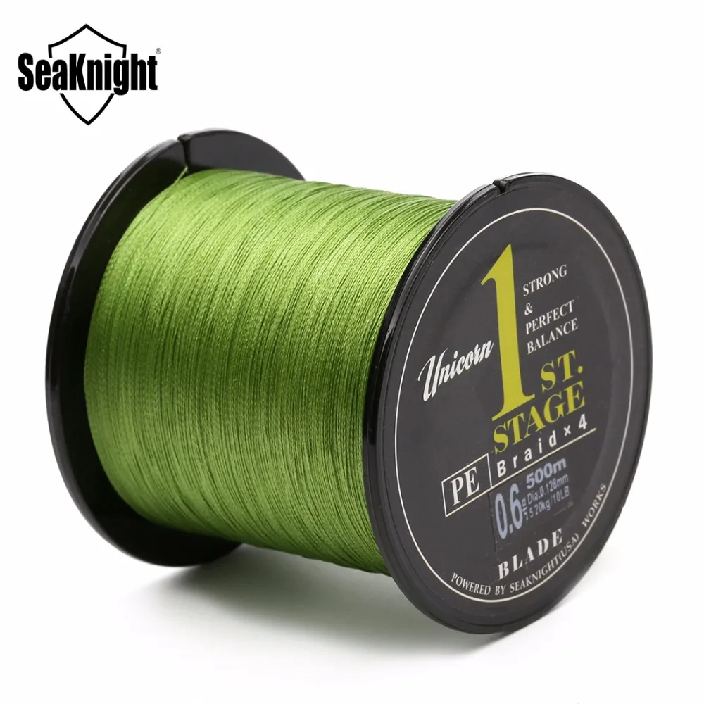 SeaKnight ЛЕЗВИЯ Серии 500 М Плетеные Лески 4 Пряди 8 60LB Япония ЧП Multifilament Рыбалка