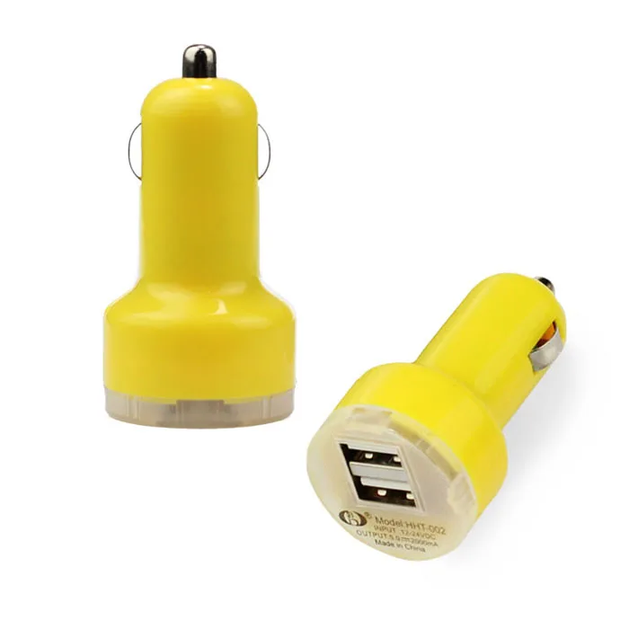 Автомобильное зарядное устройство Qualcomm с двумя usb портами для быстрой зарядки