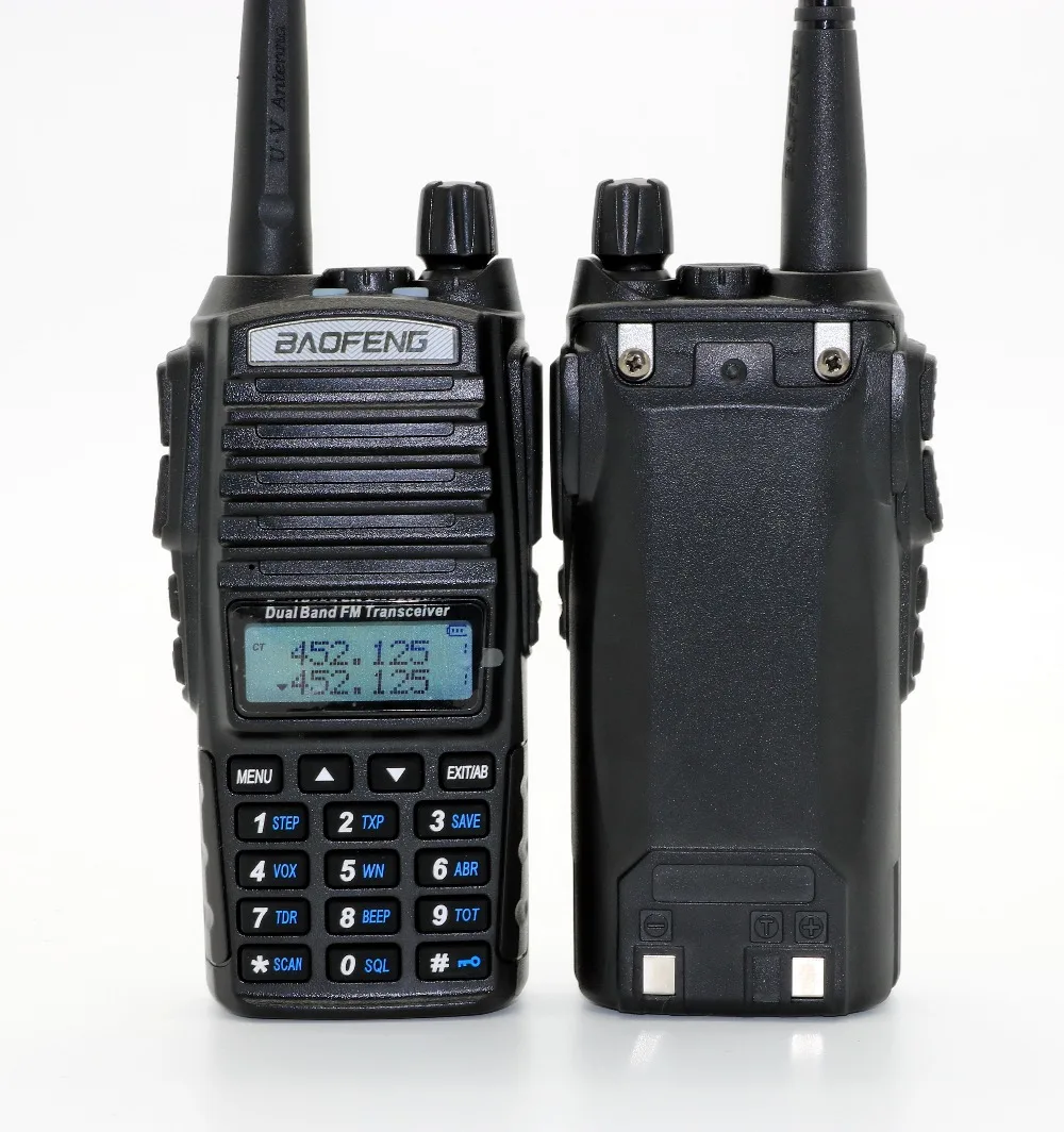Baofeng UV-82 портативная рация VHF UHF двухдиапазонный двойной PPT 5 Вт UV82 портативный