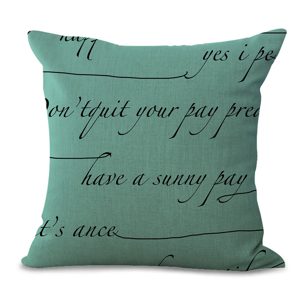 Чехол для подушки с надписью Я люблю тебя | Дом и сад