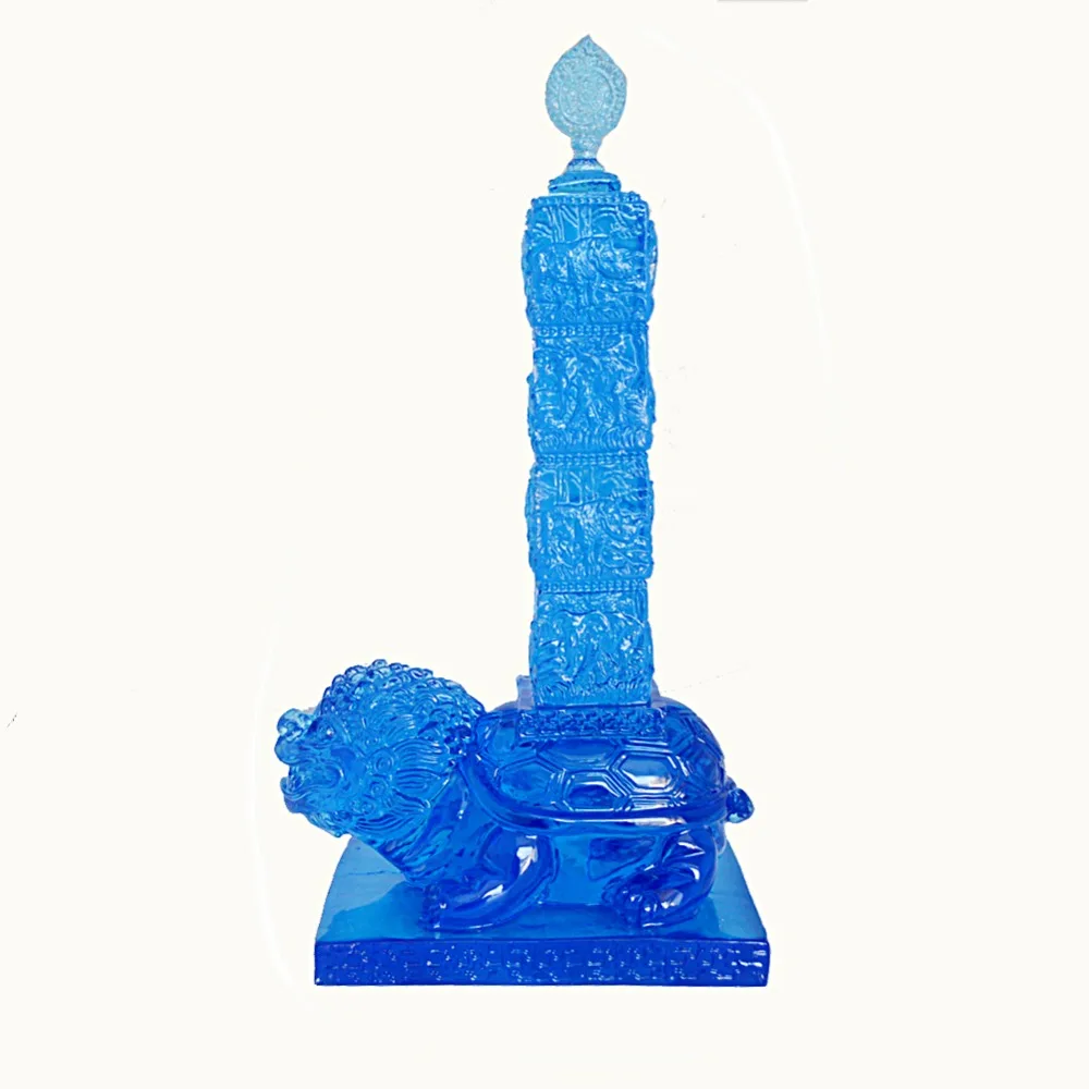 

Feng Shui Resin Figurine Dragon Tortoise Totem With Rhino and Elephant W1683