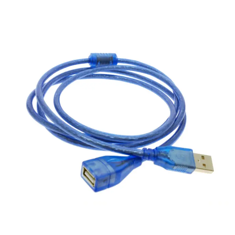 USB кабель-удлинитель из чистой меди прозрачный синий usb-накопитель удлинитель 5 м