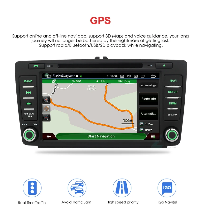 " ips Android 9,0 автомобильный DVD для Skoda Octavia 2 Octavia A5 Yeti радио gps навигация WiFi Аудио Видео Мультимедиа резервная камера