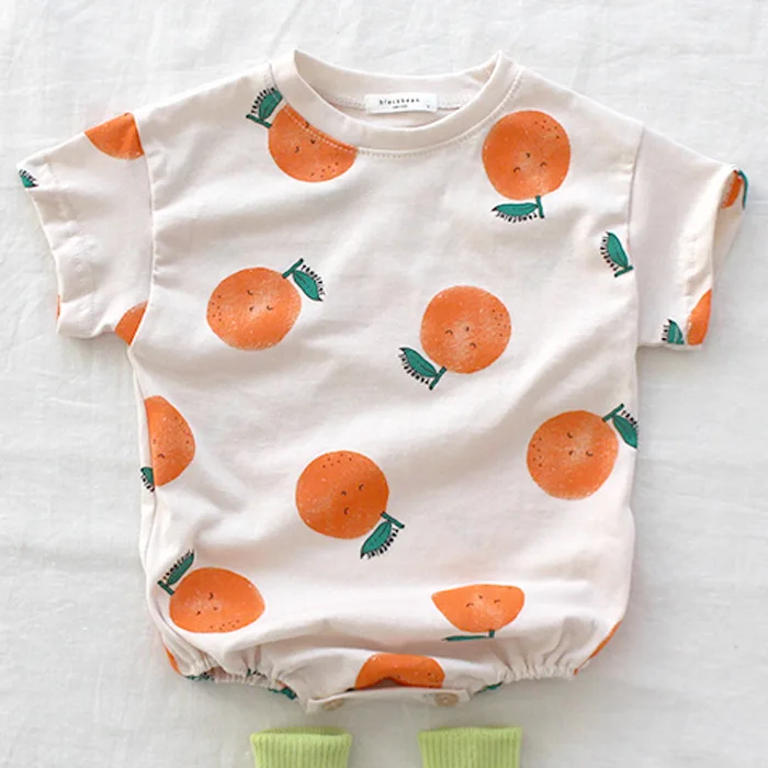 Детское хлопковое боди в Корейском стиле с принтом лимона детская футболка