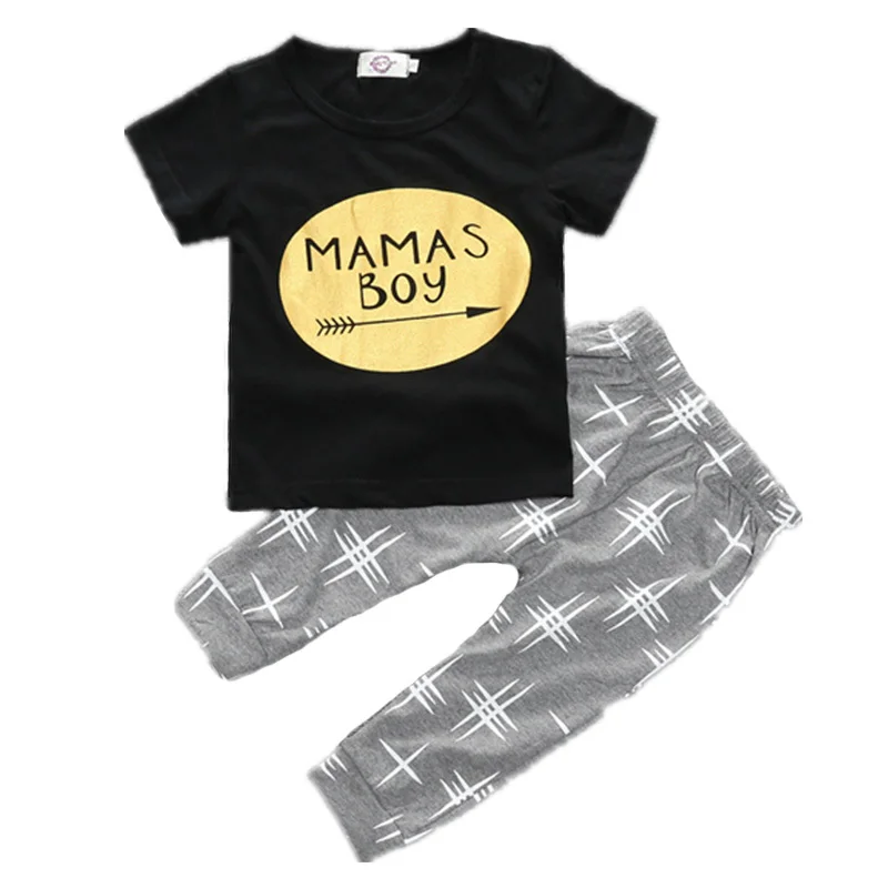 Одежда для маленьких мальчиков коллекция 2017 года брендовые летние детские