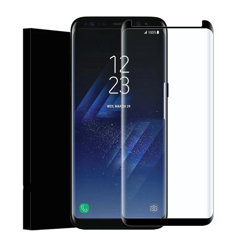 JGKK для Samsung Galaxy S8 Plus калёное Стекло накладка Экран протектор + 3D изогнутая пленка