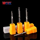 Одна фреза Weitol 5A, 1 шт., 3,175 мм, Концевая фреза с карбидом, Концевая фреза с ЧПУ для акриловых левшей спиральных бит