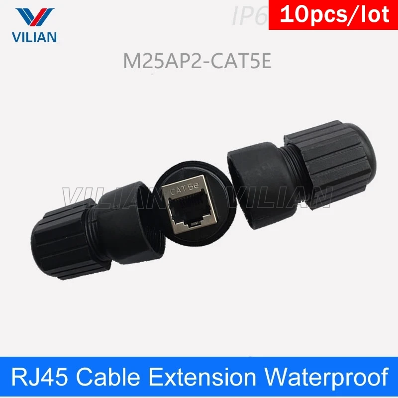 Металлическое Экранирование CAT5E CAT6 открытый RJ45 Панель Крепление LAN разъем Ethernet