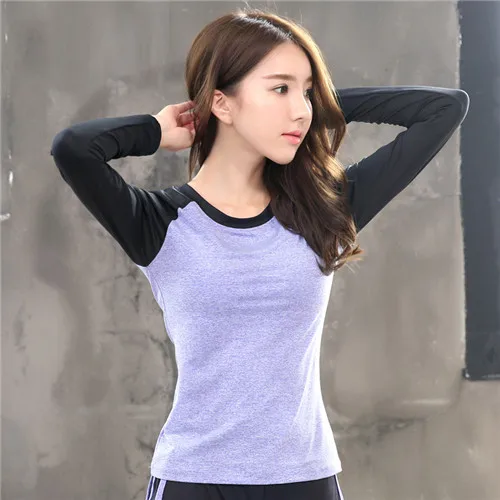 Women Yoga Professional long sleeve Shirts Tops Fitness Sports Ladies Gym Sport For Running Shirt | Спорт и развлечения