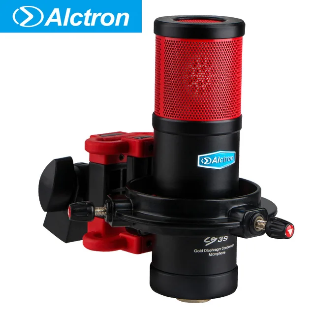 Гиперкардиоидный конденсаторный микрофон Alctron CS35 студийная звукозапись для