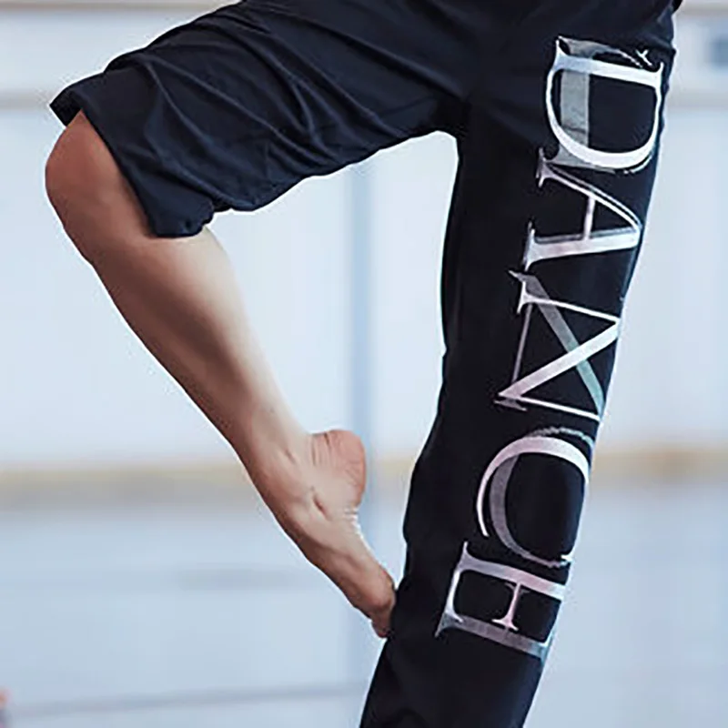 

KDN02 New Modal Bottom-tied Lantern Pants Loose Leisure Pants Black Broad-legged Yoga Dancing Sports Pants Women