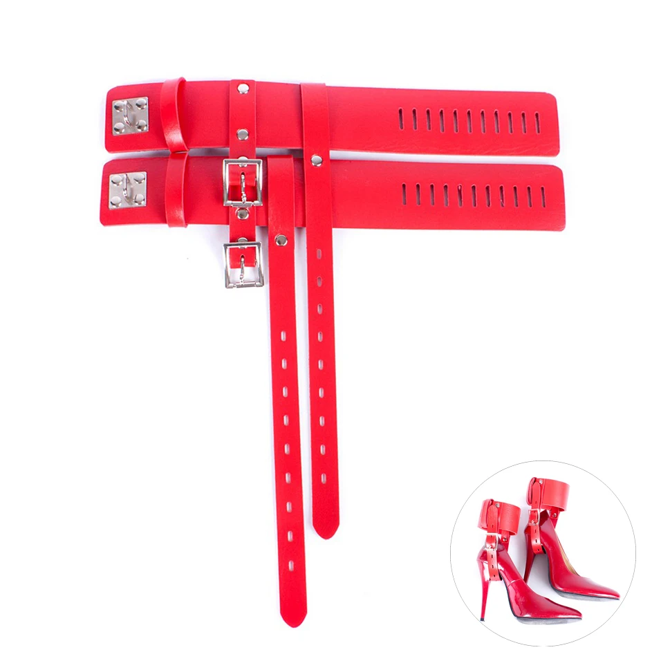 CamaTech кожаный ремень на высоких каблуках с застежкой манжета лодыжке женская