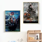 Постеры и принты Бог войны для видеоигр, печатная Картина на холсте, настенные картины, домашний декор для украшения гостиной