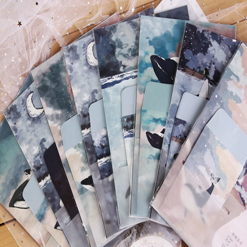 1 упак./лот конверты для подарков школьные принадлежности 3 конверта + 6