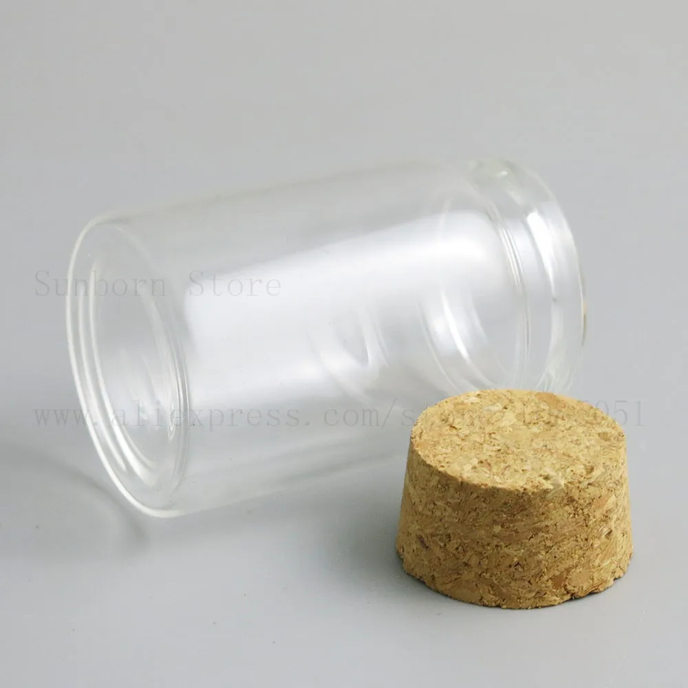 Big Empty Transparent Bottle Jar With Cork Stopper Clear Glass Container for Laboratory School Storage 150ml 400ml 800ml | Красота и