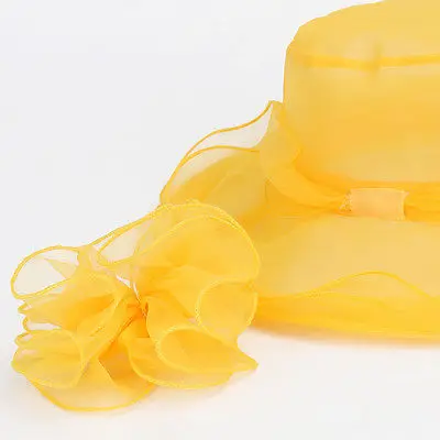 Шляпа от солнца с широкими полями женская однотонная Складная пляжная Панама из