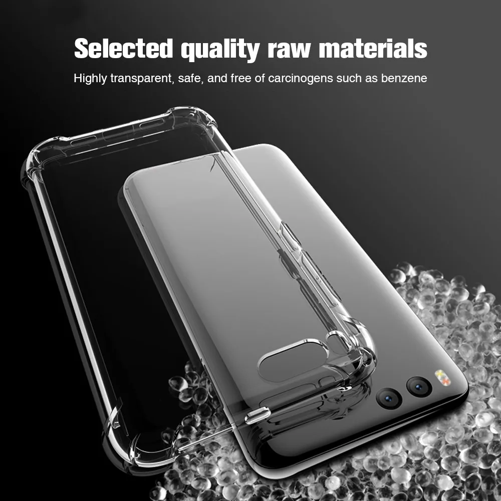 Противоударный чехол для Huawei P30 Pro Lite силиконовый прозрачный мягкий из ТПУ