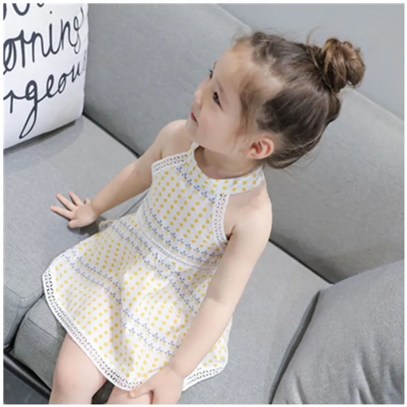 [Bosudhsou] ys-1 Girls Clothing Summer Girl Dress Children Kids Berry Vest Clothes | Детская одежда и обувь