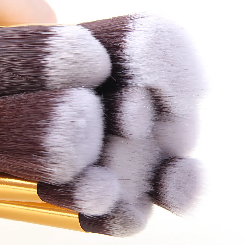 10 шт. профессиональный набор для макияжа пудра Тональная основа тени век