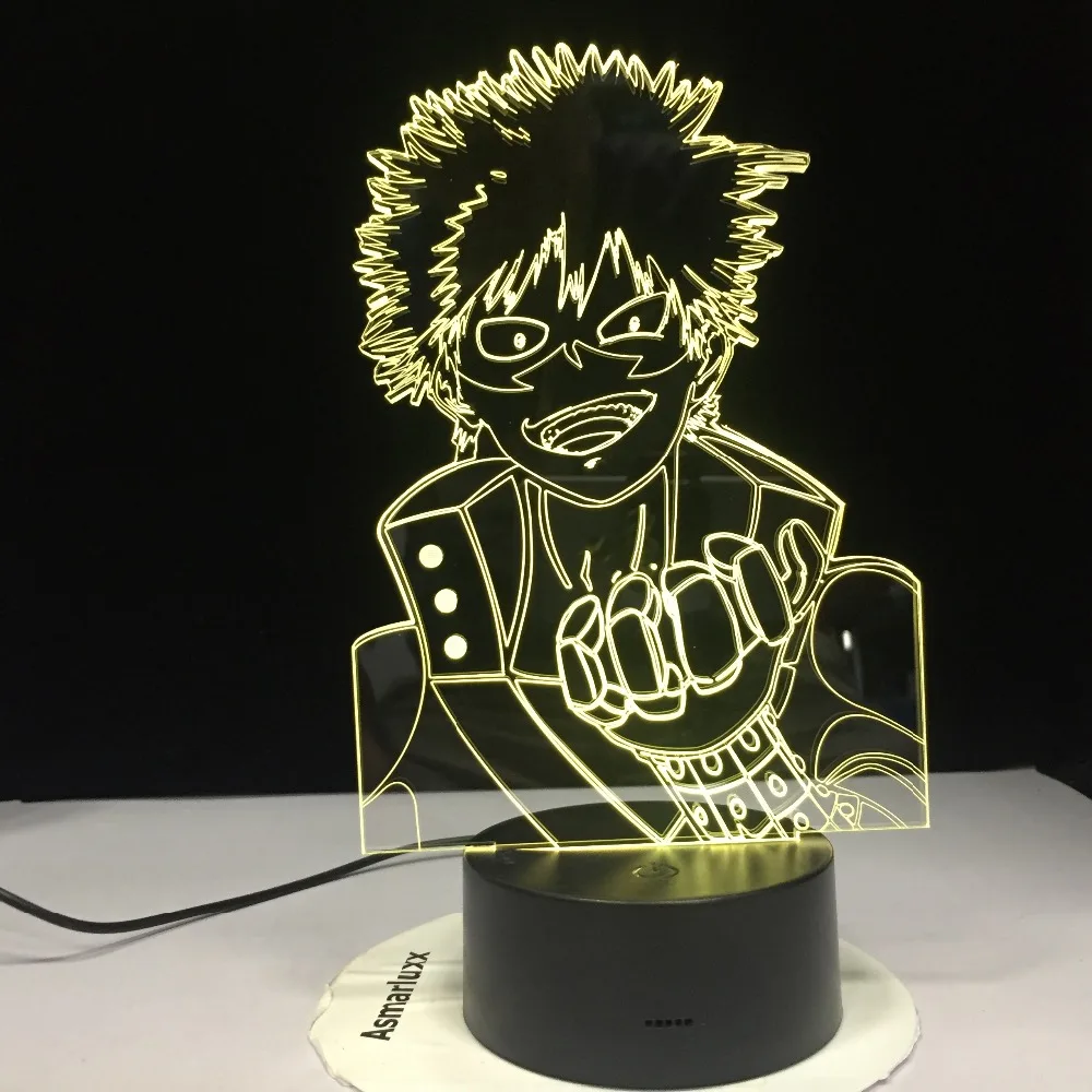 Одна штука тысяча солнечной обезьяны D. Luffy 3D светодиодный ночной Светильник