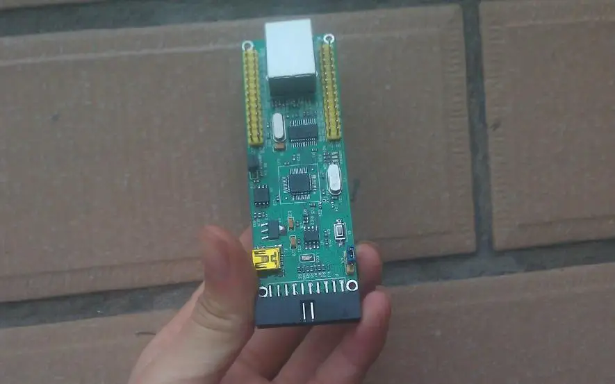 Бесплатная доставка! Сетевая макетная плата stm32 enc28j60/Сетевая релейная плата/LWIP/Uip