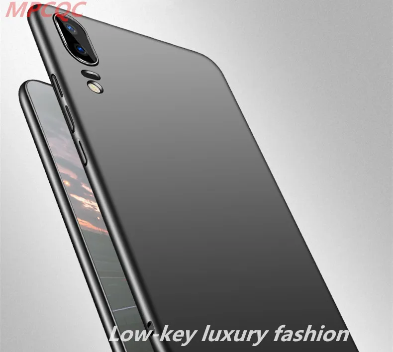 Mpcqc черный чехол для телефона Huawei P20 Pro Lite Nova 3e Honor 7C 9 lite 6C pro P10 полный Пластик крышка
