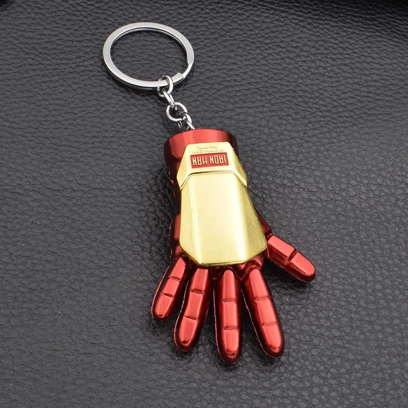 Keychain Танос Бесконечность рукавицы косплей Мстители эндгейм Железный человек рукавица Мстители оружие Тони Старк костюм-Броня Аксессуары Реквизит - Цвет: Keychain