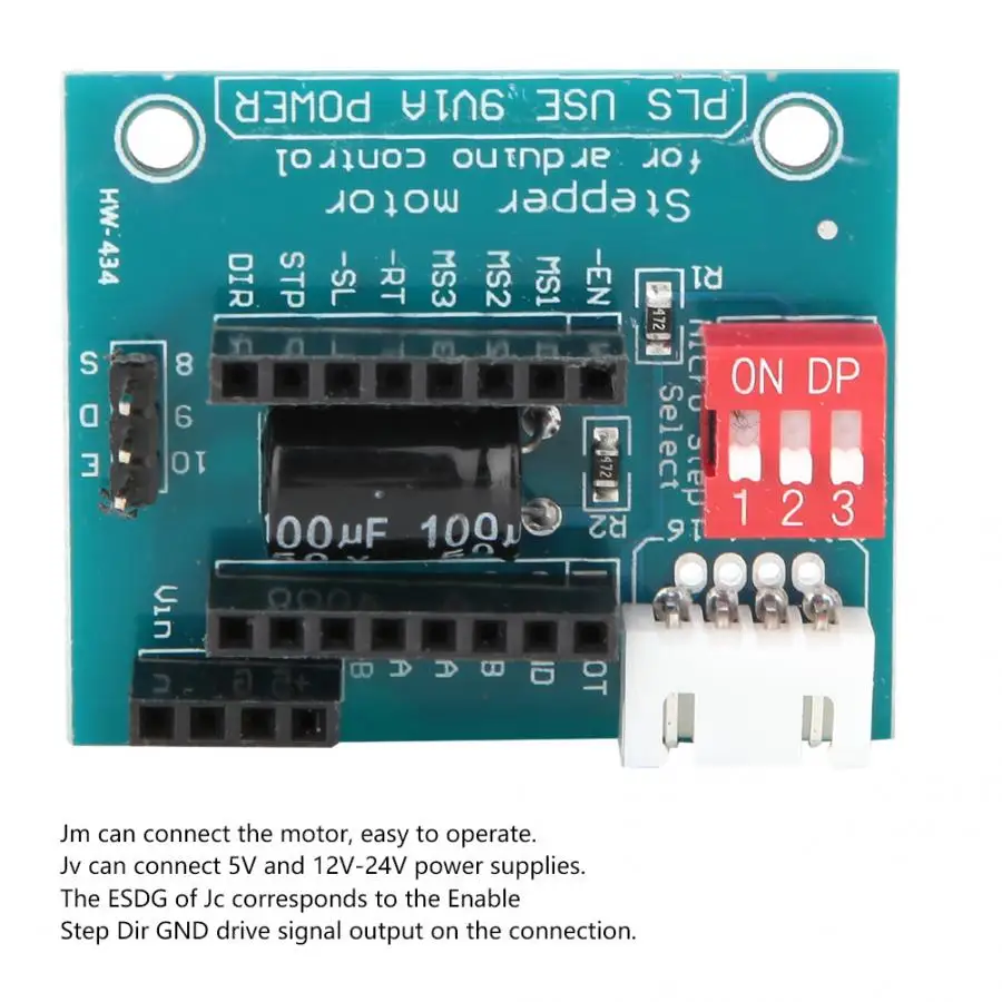 2 шт. шаговый микродвигатель управление доской драйвера модуль подходит для 3