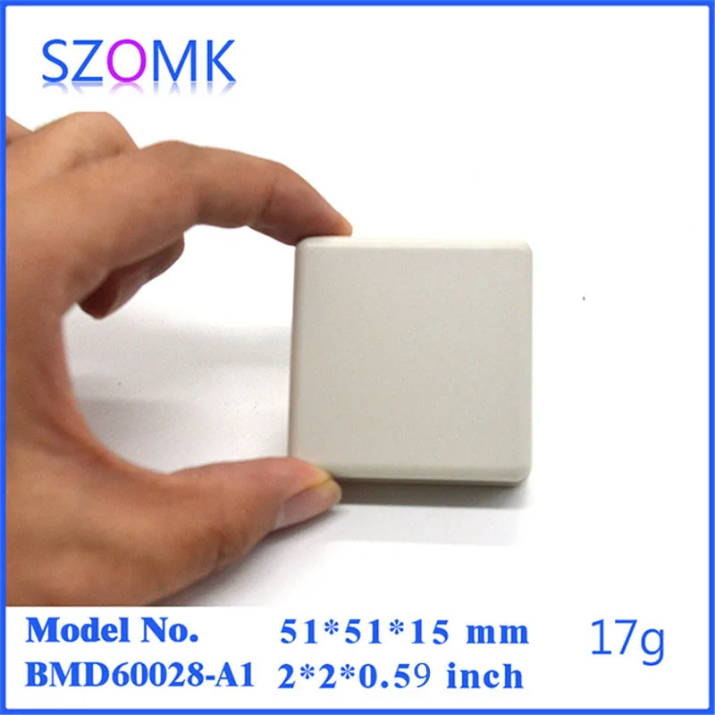 Маленький пластиковый корпус szomk для PCB (20 шт.) 51*51*15 мм с пластиковым кодовым