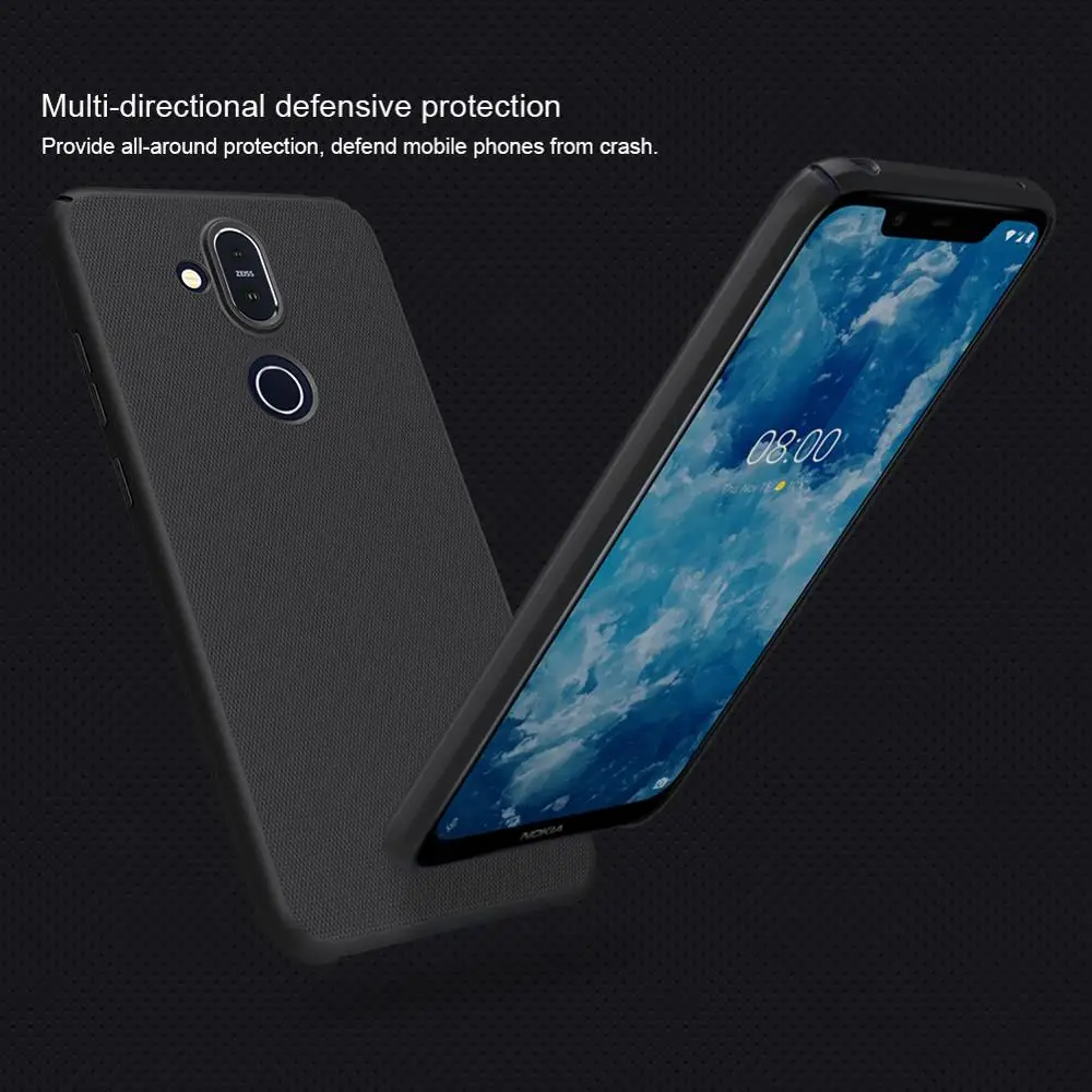 Для Nokia X7 случае 8,1 6,18 дюймовый корпус Nillkin матовое Щит Жесткий PC телефон задняя крышка Coque чехла для nokia 8,1X7 6,18''