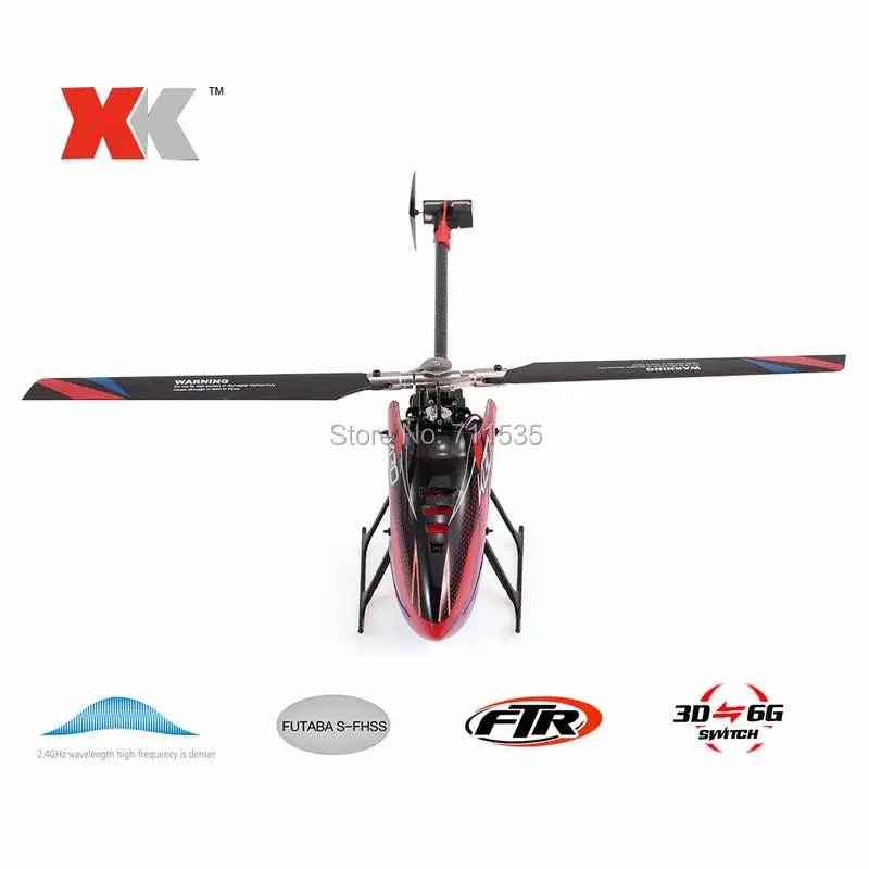 Wltoys XK K130-B 2,4G 6CH бесщеточный 3D 6G бесщеточный БНФ Радиоуправляемый вертолет Супер совместимый для FUTABA S-FHSSRTF без передатчика
