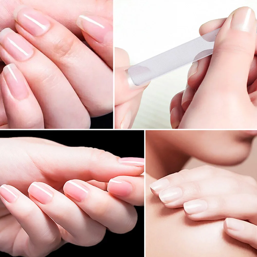 1 шт. Нанокристаллическое стекло для дизайна ногтей пилка полировщик Маникюрный