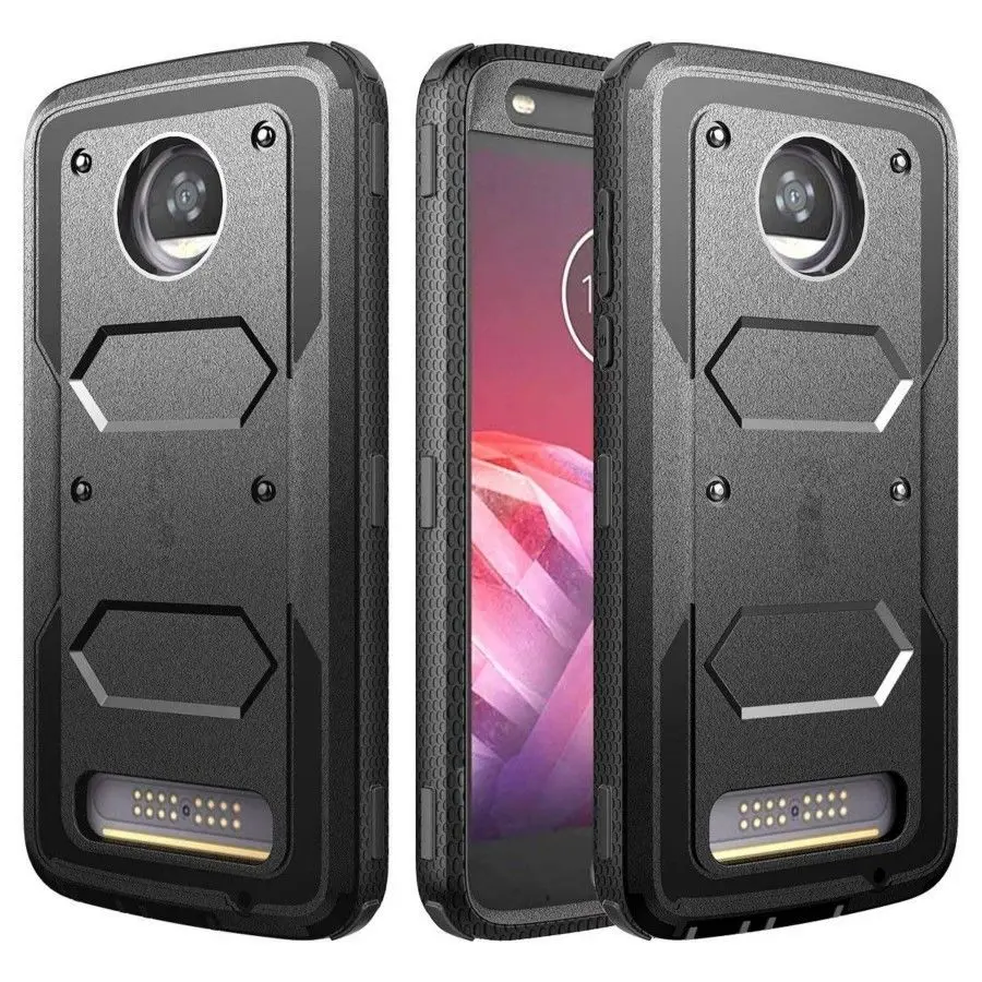 YUMQUA чехол для Motorola Moto Z2 Play/Z2 Force Case Shock Adsording Hybrid Прочный ударопрочный защитный motorola