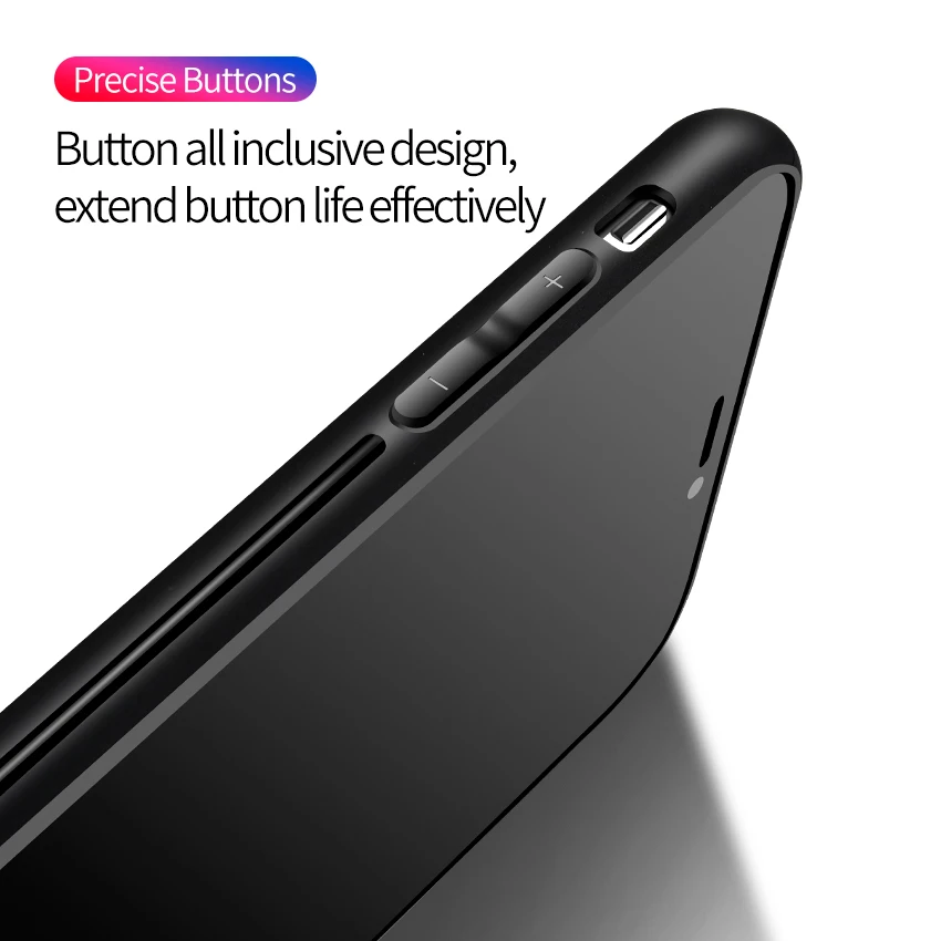 Tcicpc для iPhone 10 чехол X Case силиконовая рамка + зеркало из закаленного стекла задняя