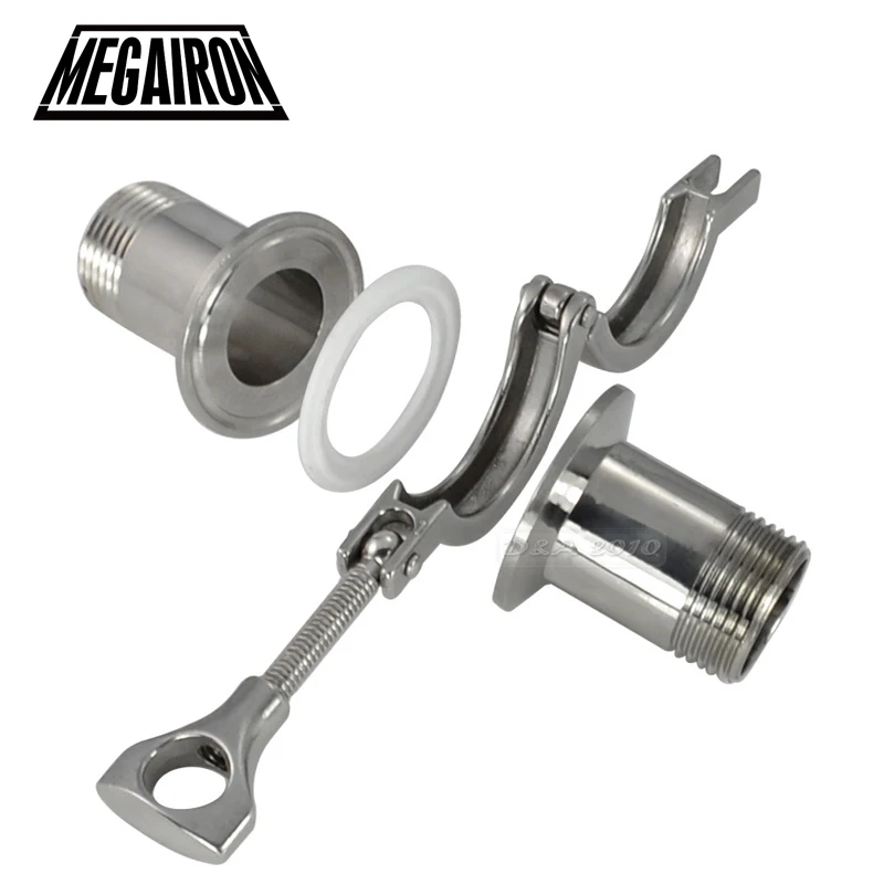 Санитарный комплект наружной резьбы MEGAIRON 1/2 дюйма DN15 фитинги с наружным