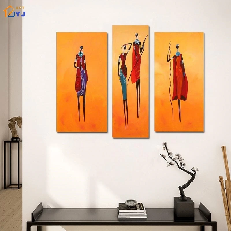 Картина масай без рамки для гостиной домашний декор Ручная роспись Современная