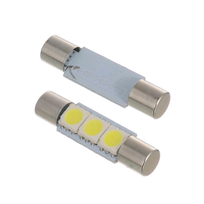 Светодиодный зеркальный светильник 10 шт. белый 29 мм 5050 3SMD | Автомобили и мотоциклы