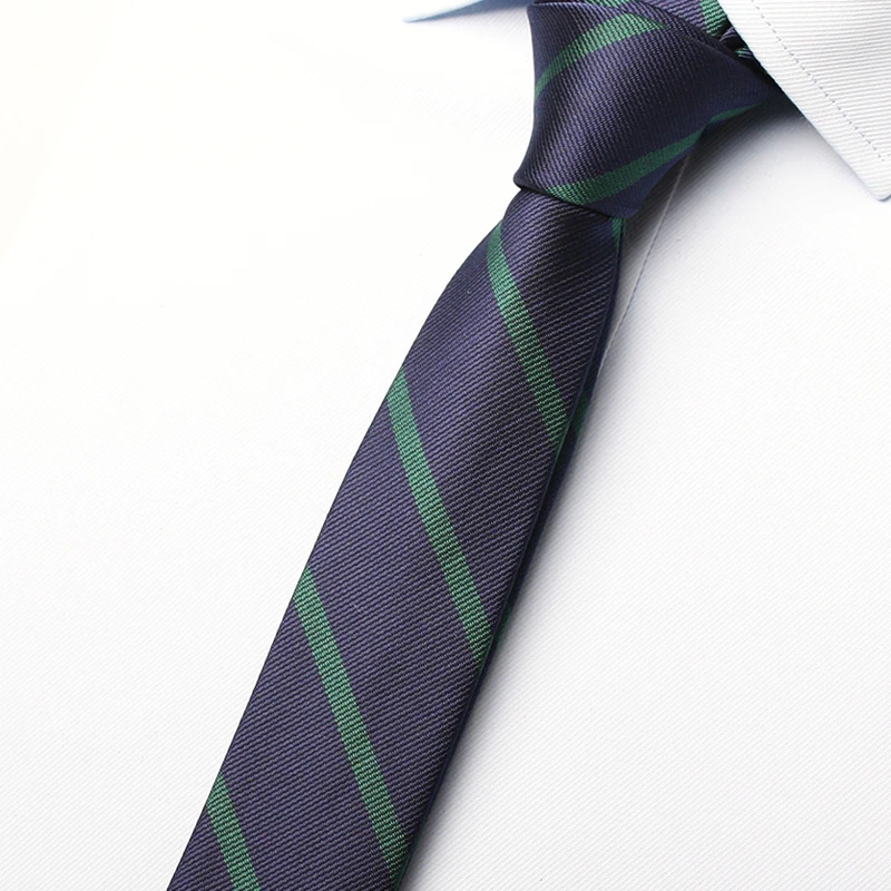 Модный брендовый деловой Тонкий галстук в полоску 5 см высокого качества