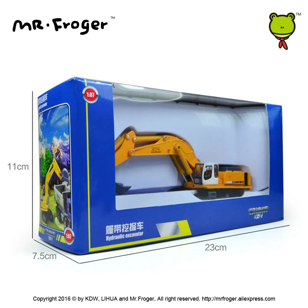 Гидравлическая модель автомобиля Mr.Froger из сплава изысканная металлическая