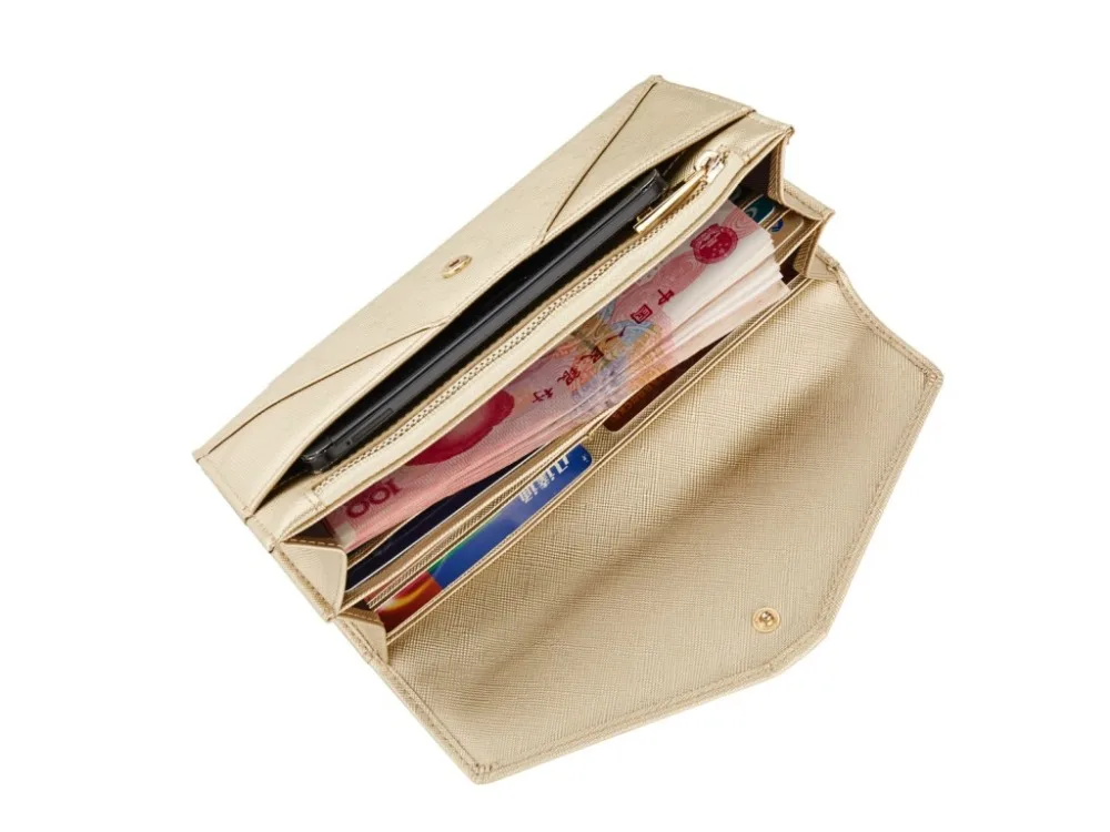 Роскошные женские кошельки из таежной кожи длинный большой Стильный клатч